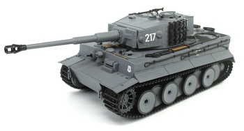 German Tiger 1 Mid Std RTR 2,4Ghz 1/24 Czołg Zdalnie Sterowany IR Dźwięk Taigen Szary | 3841-11-M HENG LONG