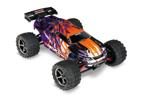 Traxxas E-Revo VXL TSM Bezszczotkowy 1/16 Purpurowy Model Zdalnie Sterowany | 71076-8-PRPL