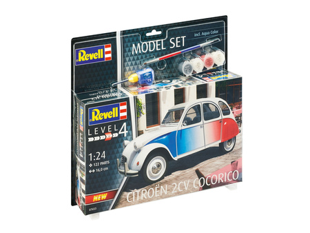 Citroën 2CV Cocorico (model set) 1:24 | 67653 REVELL