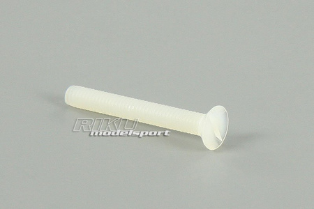 Śruba plastikowa z łbem stożkowym M3x30mm