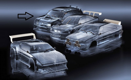 Karoseria 1:10 VW Touareg - Carson 13737