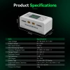Ładowarka Procesorowa Gens Ace iMars D300 Plus Smart Charger Dual-Channel G-Tech AC/DC 300W/700W Dwukanałowa Biała | GEA300WPLUS-EW