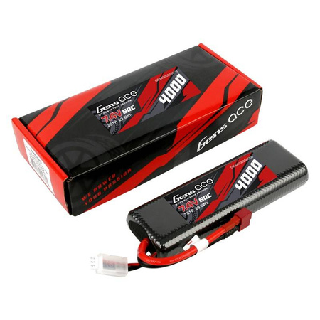 Pakiet LiPo 4000mAh 7,4V 2S 60C | Bashing GENS ACE