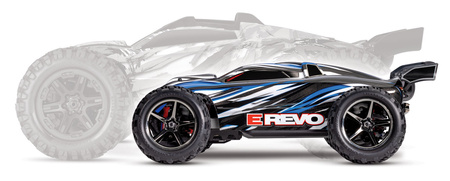 TRAXXAS E-REVO 1/16 Niebieski | 71054-8-BLUE
