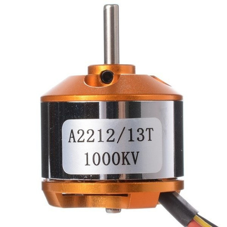 Silnik Bezszczotkowy A2212/13T 1000kV 2-3S 135W Ciąg 820g