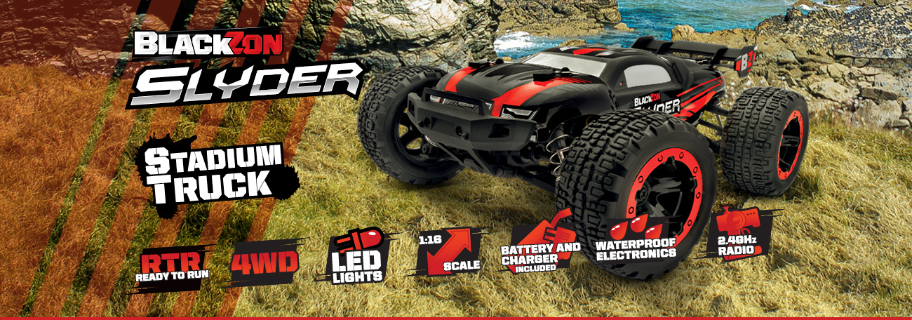 BlackZon Slyder MT Monster Truck 1/16 4WD Zielony Samochód Zdalnie Sterowany Model RC | 540100 pol_pl_BlackZon-Slyder-MT-1-16-4WD-RTR-LED-zielony-540100-1014773_11