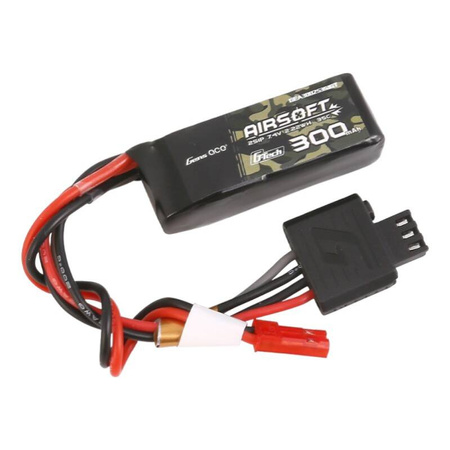 Akumulator LiPo 300mAh 7,4V 35C 2S1P Airsoft Gun JST-SYP | GEA3002S35JGT GENS ACE