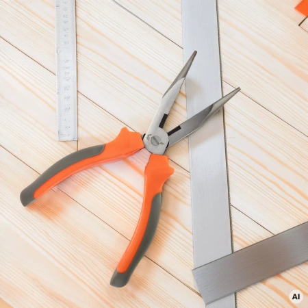 Szczypce Proste Wydłużone 8" 20,5cm | VERGIONIC