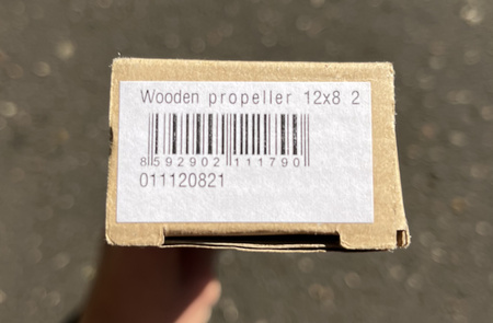 Śmigło drewniane 12x8 | FIALA