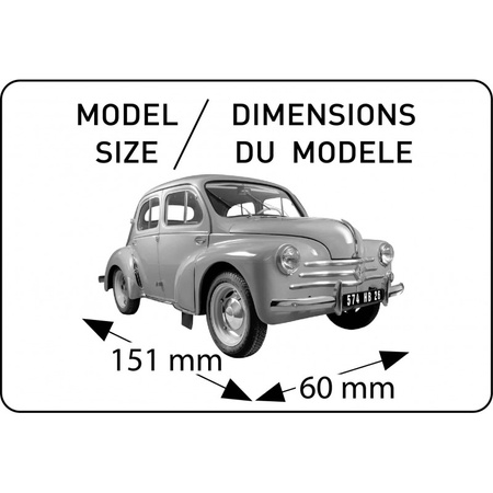 RENAULT 4CV 1:24 | Heller 80762