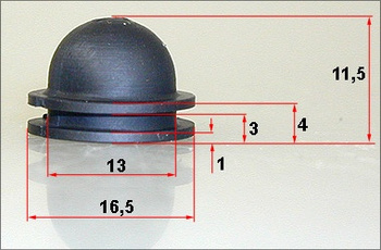 Gumka amortyzująca karoserię - FG 6176