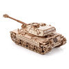 Little Story Drewniane Puzzle Model 3D Czołg Bat.-Chatillon Bourrasque World of Tanks 32,5x12,4x10,5cm | WOT04