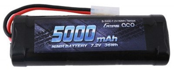 Akumulator NiMH 5000mAh 7,2V 6S1P Tamiya | B-5000-7.2V-NiMH-Tamiya GENS ACE