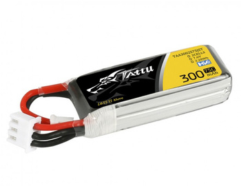 Pakiet LiPo 300mAh 2S 7,6V 75C | GENS ACE & TATTU