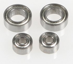 Zestaw łożysk 4x7x2,5 2x5x2,5 Easycopter - RC3426 - RC System