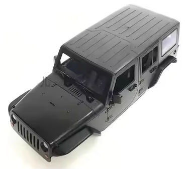 Karoseria Jeep Wrangler Cherokee Crawler Hard Body Twarda 1/10 Czarna | 001176