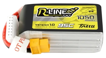Akumulator LiPo 1050mAh 22,2V 95C 6S1P XT60 R-Line Version 1.0 | TAA10506S95X6 TATTU