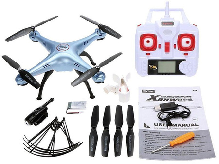 Syma X5HW FPV 2,4GHz DRON niebieski