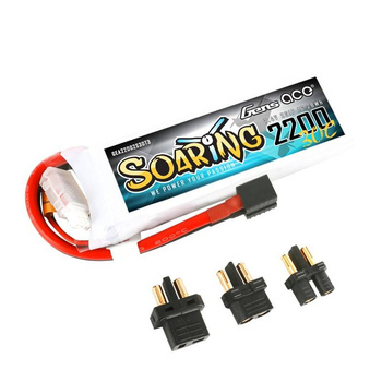 Pakiet LiPo 2200mAh 7,4V 2S 30C | Soaring GENS ACE