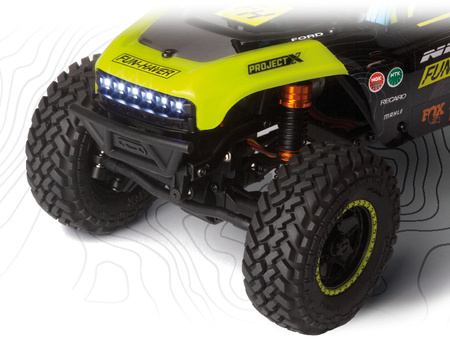 Venture18 U4 Ford Bronco 4400 RTR 4WD 2,4GHz LED 1:18 Crawler Żółty Samochód Zdalnie Sterowany Model RC | 160804 HPI RACING