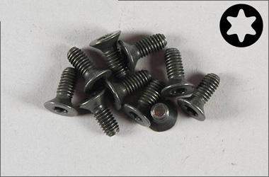 Śruby M4x8mm 10szt. (stożkowa główka, torx) - FG 6920/08