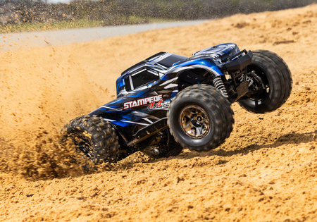 STAMPEDE VXL 4X4 TSM 1/10 (niebieski) | 90376-4-BLUE TRAXXAS