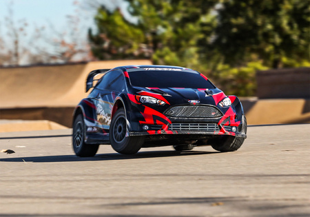 Traxxas Ford Fiesta ST Rally BL-2S 4X4 1:10 Niebieski Samochód Zdalnie Sterowany Model RC | 74154-4-BLUE