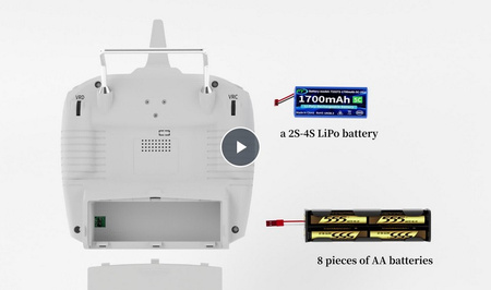Aparatura Drążkowa RadioLink T12D 12CH 2,4GHz Mode 2 + Odbiornik R12F | T12D+R12F
