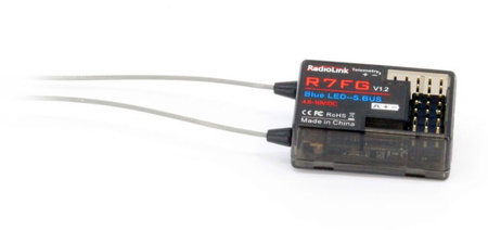RadioLink Aparatura Pistoletowa RC6GS V3 7CH 2,4GHz + Odbiornik R7FG z Żyroskopem