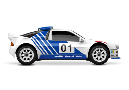 Traxxas Mini Rally VXL Ford RS200 4X4 1:12 Biały Samochód Zdalnie Sterowany Model RC | 108046-1-WHT