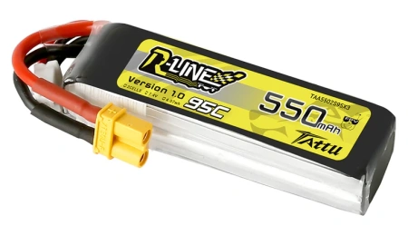 Akumulator LiPo 550mAh 7,4V 95C 2S1P XT30 R-Line Version 1.0 | TAA5502S95XT3 TATTU