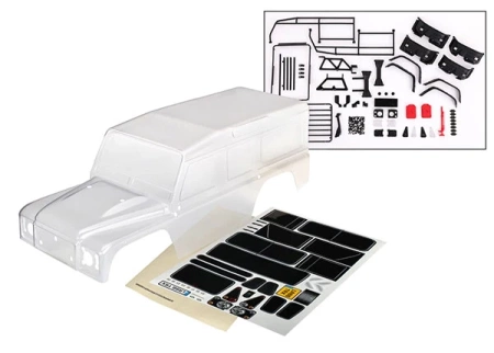 Karoseria Land Rover Defender - transparentna | Traxxas 8011P