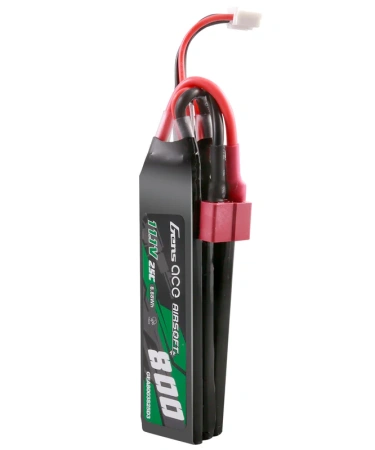 Akumulator LiPo 800mAh 11,1V 25C 3S1P Nunchuck 3X Airsoft Gun Dean-T | GEA8003S25D3 GENS ACE