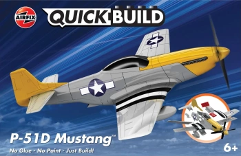 QUICKBUILD P-51D Mustang Samolot z Klocków | J6016 AIRFIX