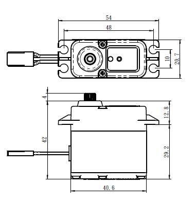 Serwo HiVolt Waterproof (25kg-0,08s/60°) | SW-1211SG SAVOX