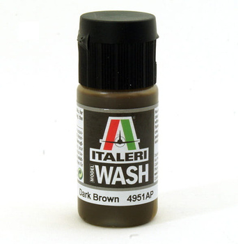 Model Wash Dark Brown (for light colors) | 4951AP ITALERI