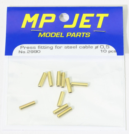 Złączka zaciskowa do linki stalowej 0,5mm (10szt.) | 2990 MP JET
