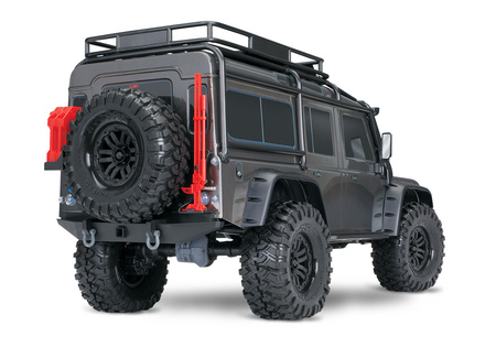 Traxxas TRX-4 Land Rover Defender 1:10 Srebrny Samochód Zdalnie Sterowany Model RC | 82256-4-SLVR