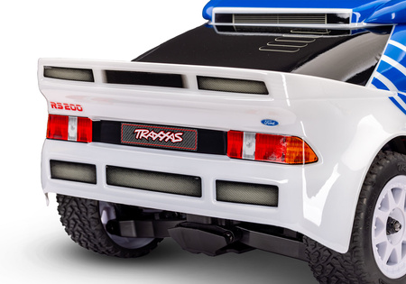 Traxxas Mini Rally VXL Ford RS200 4X4 1:12 Niebieski Samochód Zdalnie Sterowany Model RC | 108046-1-BLUE