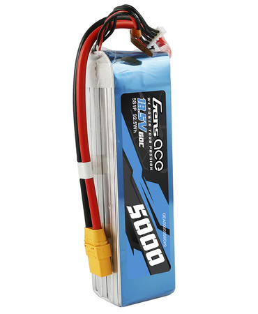 Akumulator LiPo 5000mAh 18,5V 60C 5S1P XT90 | GEA50005S60X9 GENS ACE