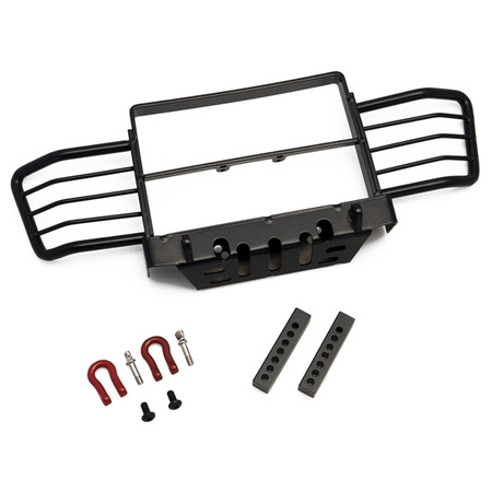 Zderzak przedni (metalowy, typ A) DEFENDER TRX-4 - HOBBYTECH 1801018