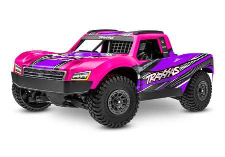Traxxas Mini Slash 4X4 BL-2S Short Course 1:16 Różowy Samochód Zdalnie Sterowany Model RC | 108164-1-PINK