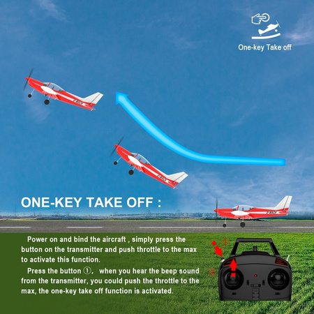 Mini SF260 450 Marchetti Leonardo RTF 450mm Żółty | TOP107B01 TOP RC HOBBY