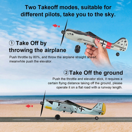 Mini Focke-Wulf FW190 450 RTF 402mm | TOP105B02 TOP RC HOBBY