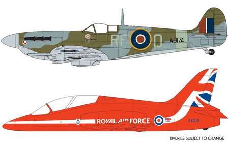 Supermarine Spitfire & RAF Red Arrows Hawk (Best of British) 1:72 | 50187 AIRFIX