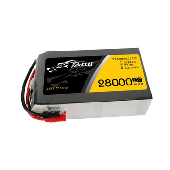 Tattu 28000mAh 22,2V 25C 6S1P Lipo AS150+XT150 | GENS ACE & TATTU