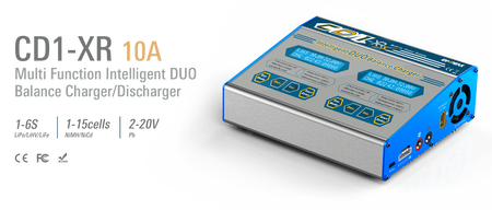 Ładowarka dwuportowa CD1-XR 2x100W 10A- EV-PEAK