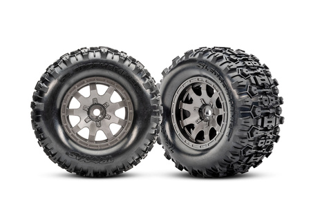 Traxxas Mini Maxx BL-2S 4WD 1:12 Niebieski Samochód Zdalnie Sterowany Model RC | 107154-1-BLUE
