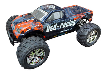 Monster Truck Viper XST 1:10 Szczotkowy Pomarańczowy | 706T BSD