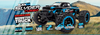 BlackZon Slyder Turbo Brushless MT Monster Truck 1/16 4WD Bezszczotkowy Niebieski Samochód Zdalnie Sterowany Model RC | 540209